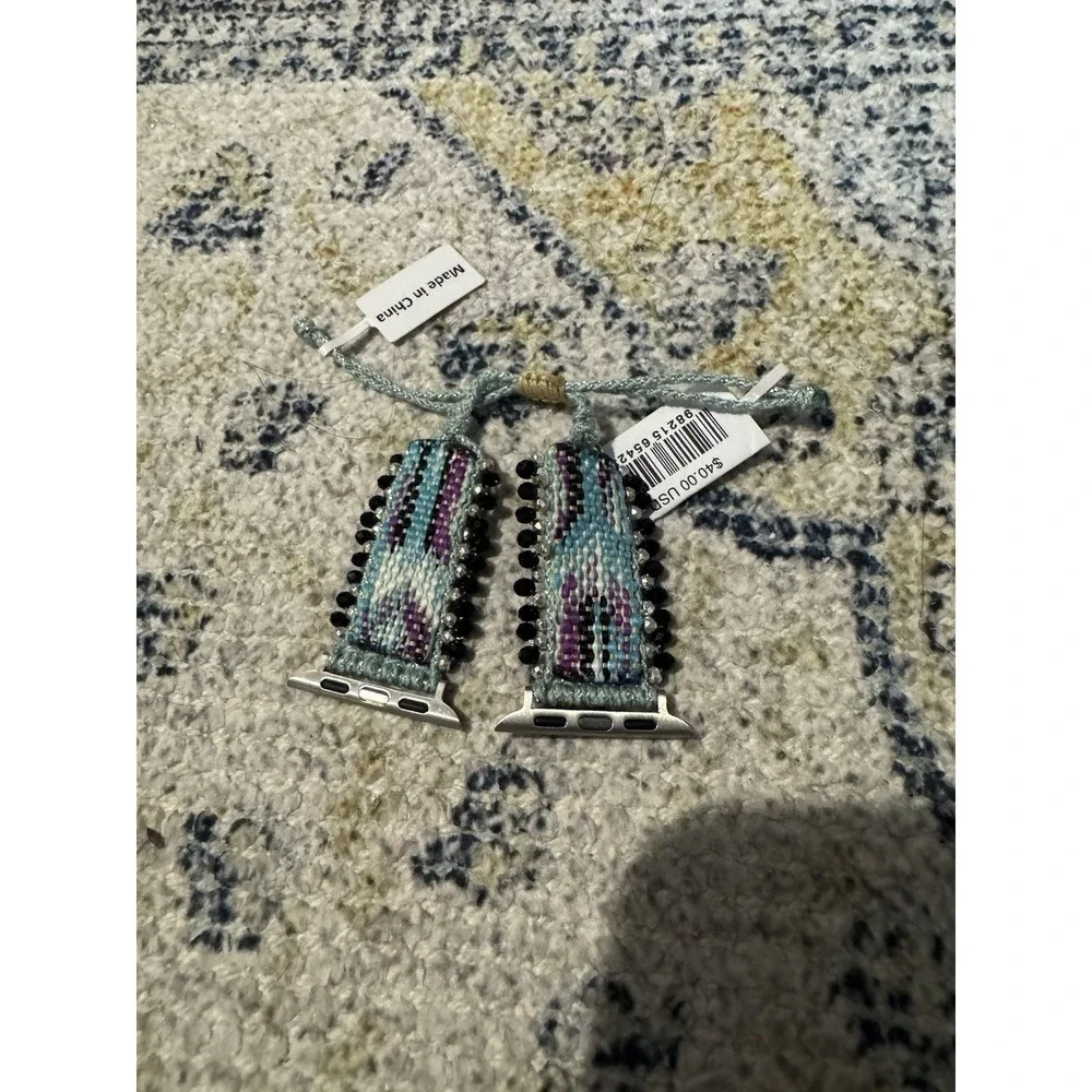 Free People Aztec Beaded Apple Watch Band New In Bag